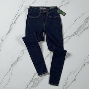 Wild Fable High Rise Skinny Jeans Size 00 24 Blue Marker Wash Stretch Denim